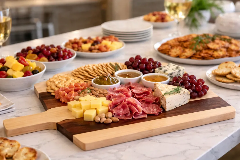 Solid Wood Charcuterie Board – Multi Wood Design
